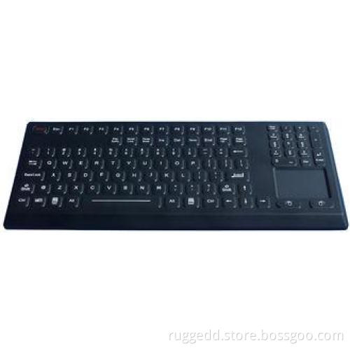 108 key IP68 water proof external keyboard with touchpad /
